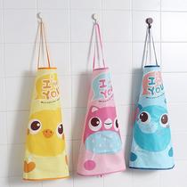kid cartoon waterproof painting apron for children sleeveless coverall painting clothes small bib bib suit