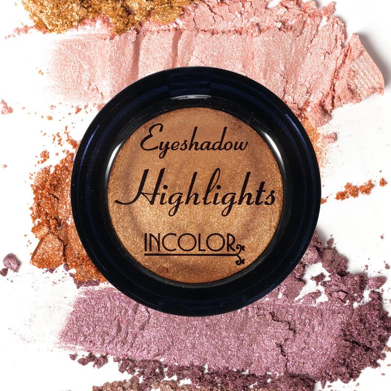 exclusive for cross-border monochrome eyeshadow pearlescent highlight blush art stage performance monochrome eyeshadow eye shadow plate single nude outfit