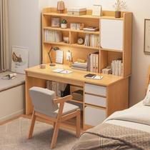 computer desk desk table bookshelf all in one set simple modern bedroom writing desk student household study table