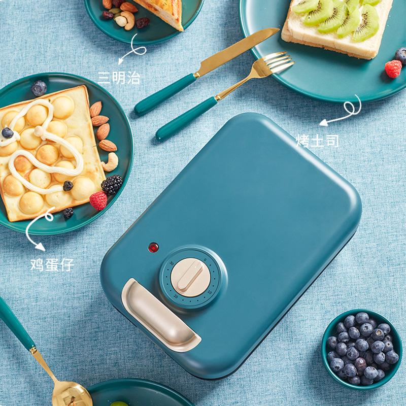 Laique Multi-Functional Household Breakfast Machine Sandwich Machine Waffle Toast Bread Maker Heating Press Light Food Baking Machine