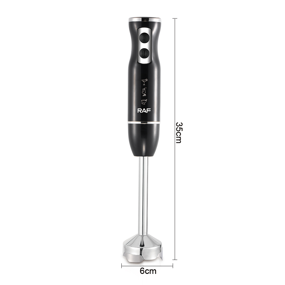 RAF European Standard Cross-border portable household kitchen blender, handheld electric stainless steel cooking stick blender R.784 Specification image