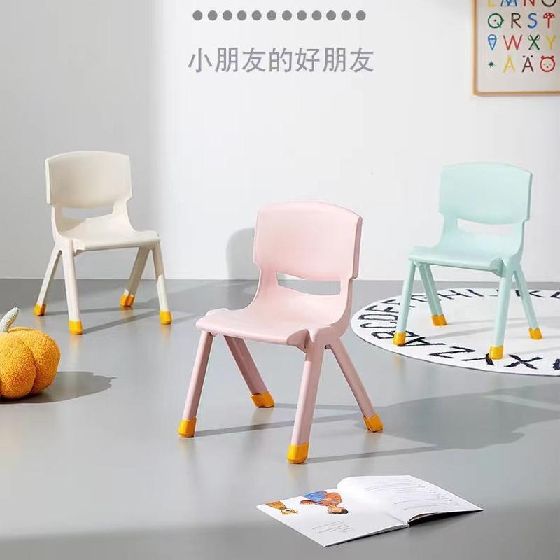 thickened children's armchair household plastic chair baby dining chair kindergarten children chair anti-slip stool