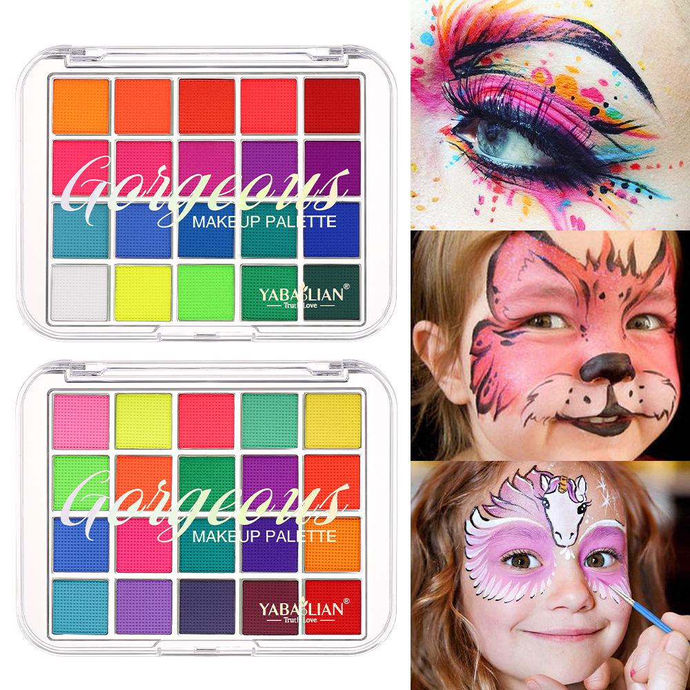 beauty body face painting graffiti face paint eye shadow easy to clean face paint makeup wholesale