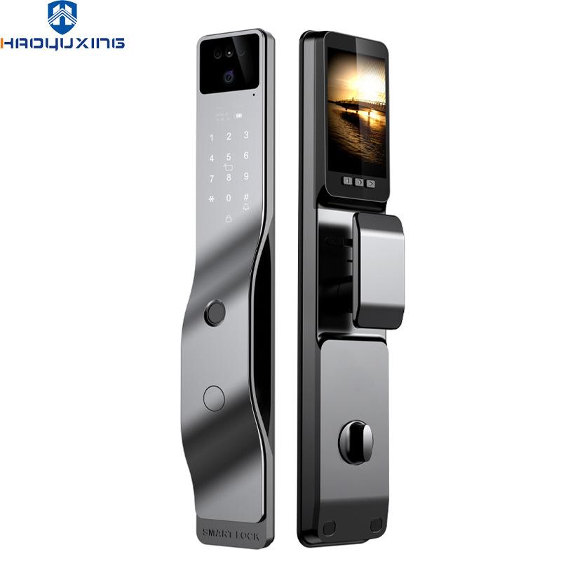 fingerprint lock smart face recognition home security door office peephole viewer electronic password door lock