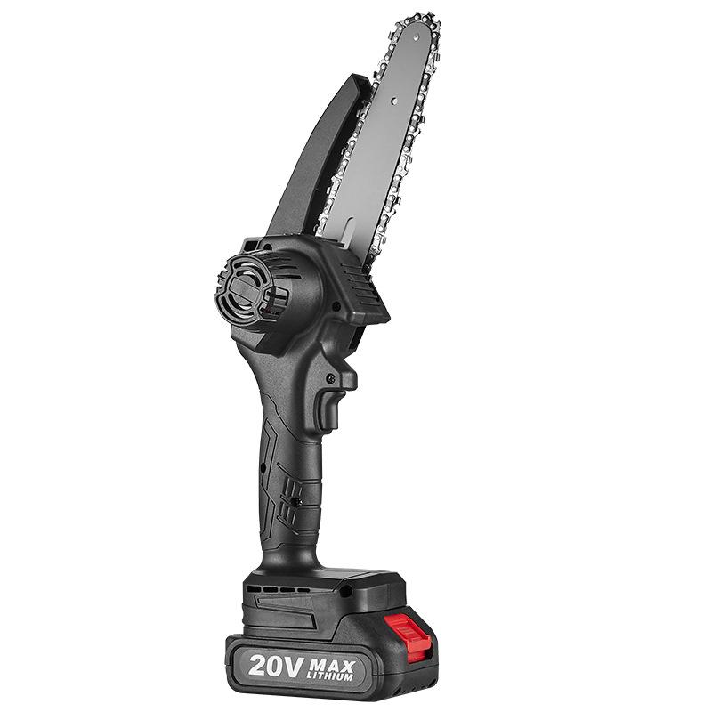 4-inch/6-inch lithium electric chain saw electric chain saw woodworking wireless single-handled saw wood cutting saw small rechargeable electric chain saw