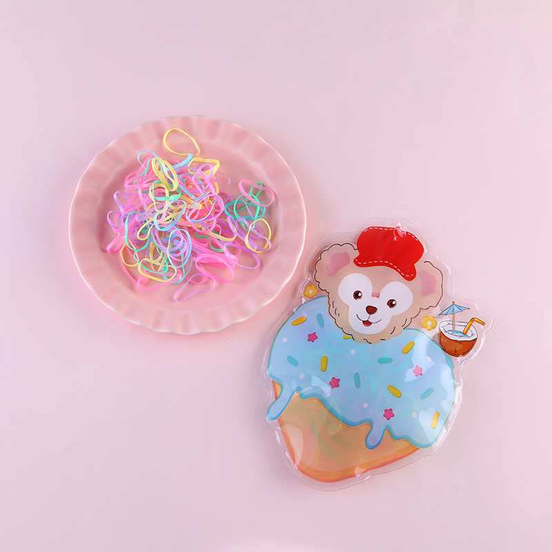 时尚饰品儿童一次性皮筋发圈 头绳女士发饰 简约耐用不伤发质 气质美发装饰品大