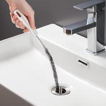 pipe drainage facility sewer hair cleaner face washing pool cleaning brush water pipe artifact dredge tool