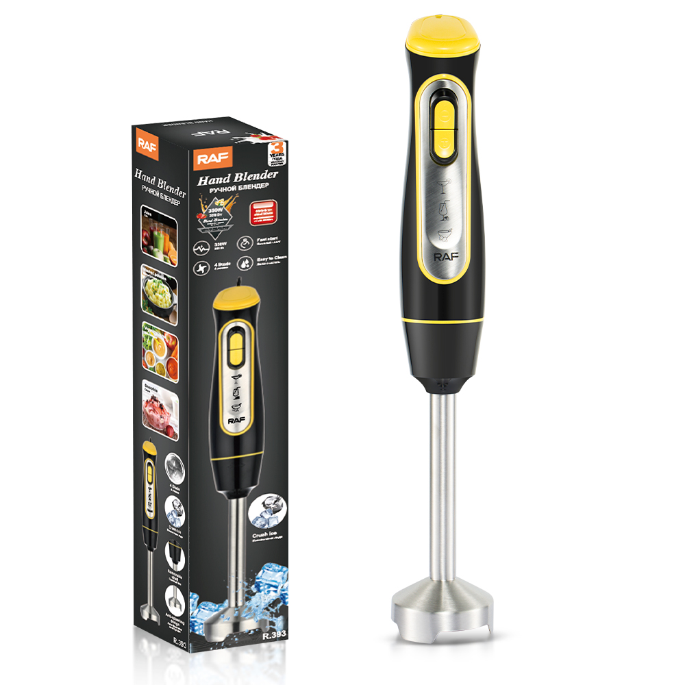 RAF European Standard cross-border portable household kitchen blender, handheld electric stainless steel cooking stick blender R.393 pic 4