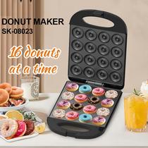 110v cross-border delivery donut machine cake machine baking machine 16-hole bread maker donut maker american standard