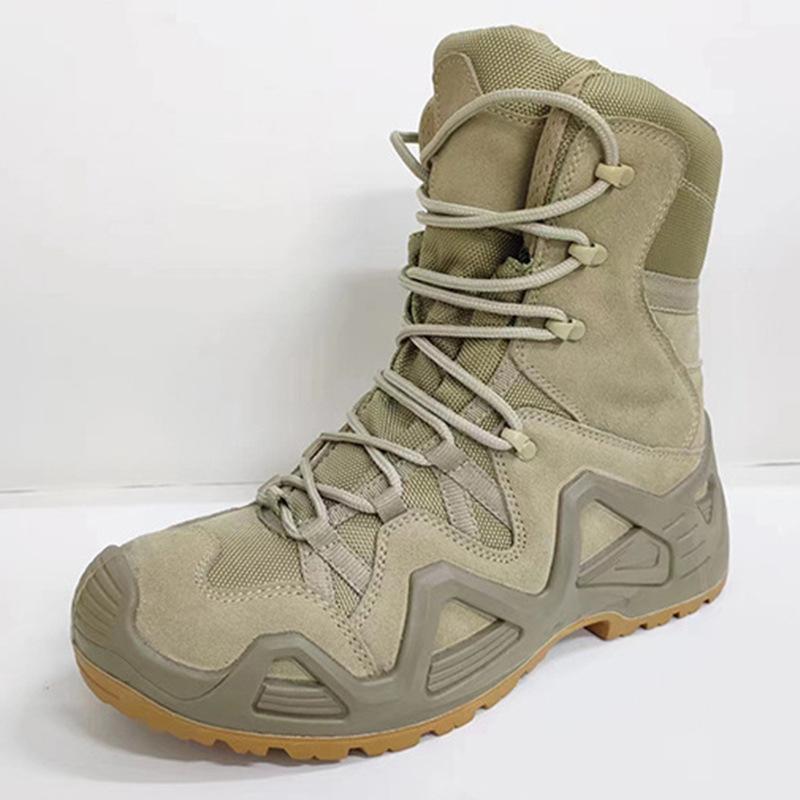 Men's and Women's Waterproof Anti-Slip Military Boots Hiking Climbing Shoes Training Shoes Lowa Combat Boots Tactical Boots Outdoor Hiking Shoes