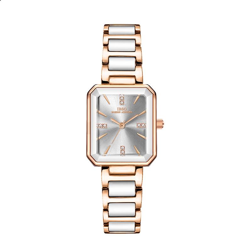 Ibso Small Square Watch Women's Watch 2022 New Affordable Luxury Fashion Watch Niche Trend Diamond