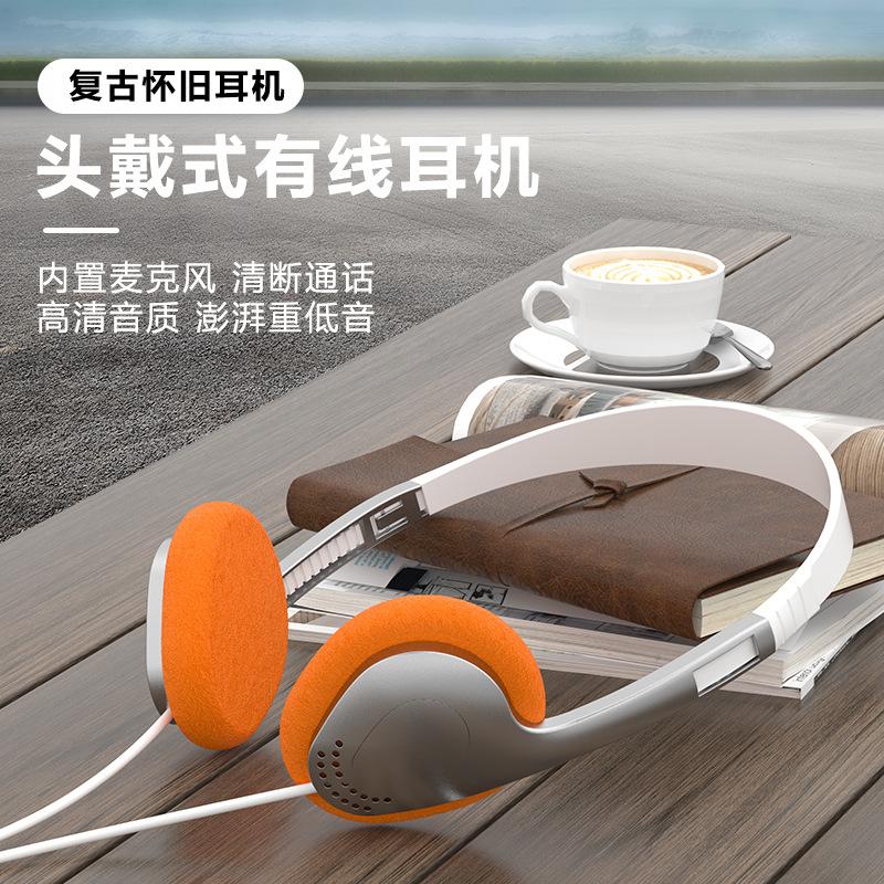 y2g xiaohongshu same style wear headphones wear street shooting decorations headphones music sports wholesale earphone headset