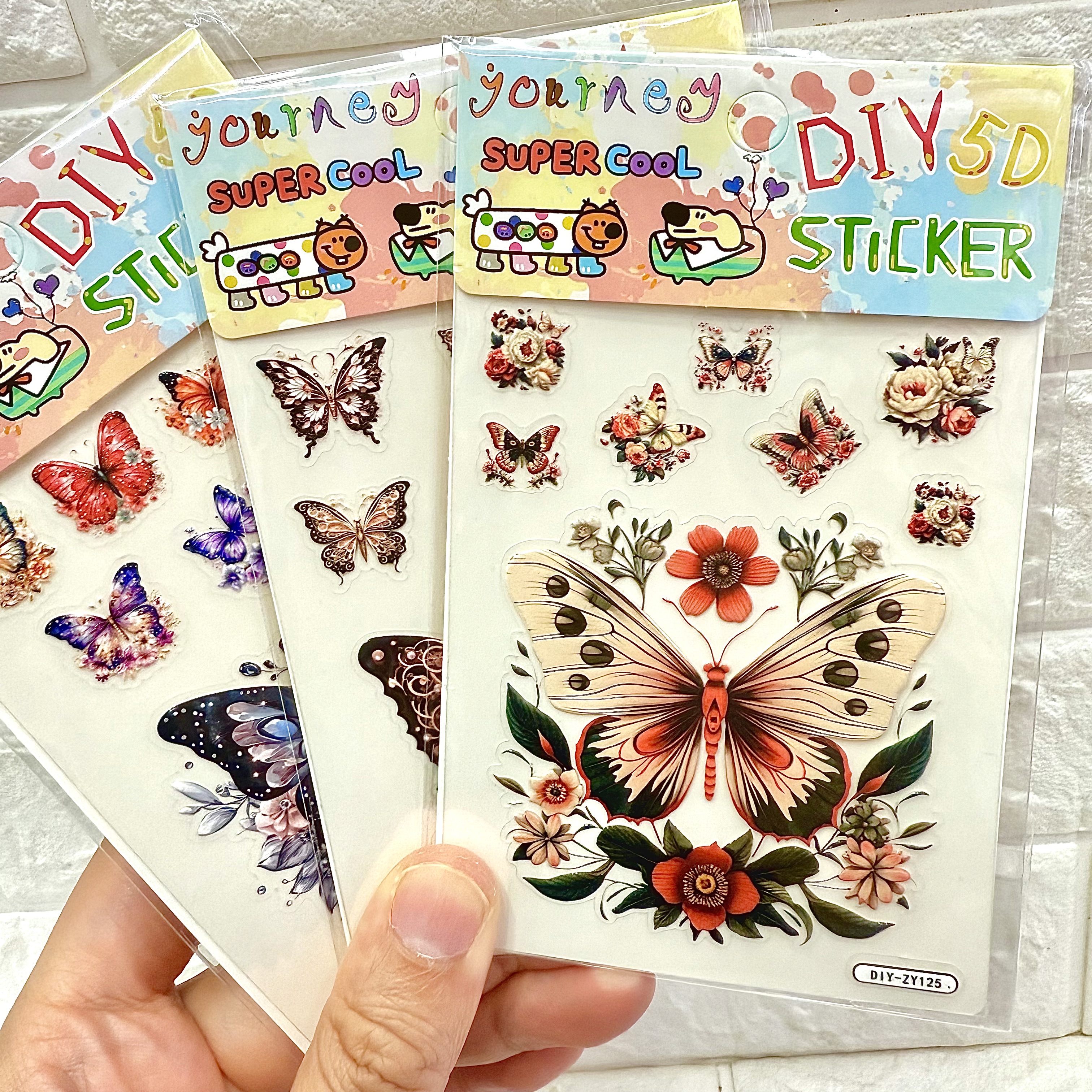 5D embossed stickers, phone cases, water cups, tablets, Guka phone stickers, diy5D embossed stickers, nail stickers, phone stickers pic 7