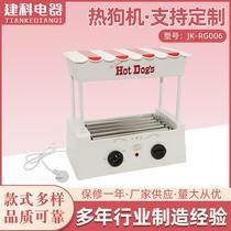 sausage machine household five-tube sausage machine double temperature control stainless steel sausage machine hot dog stick machine hot dog machine