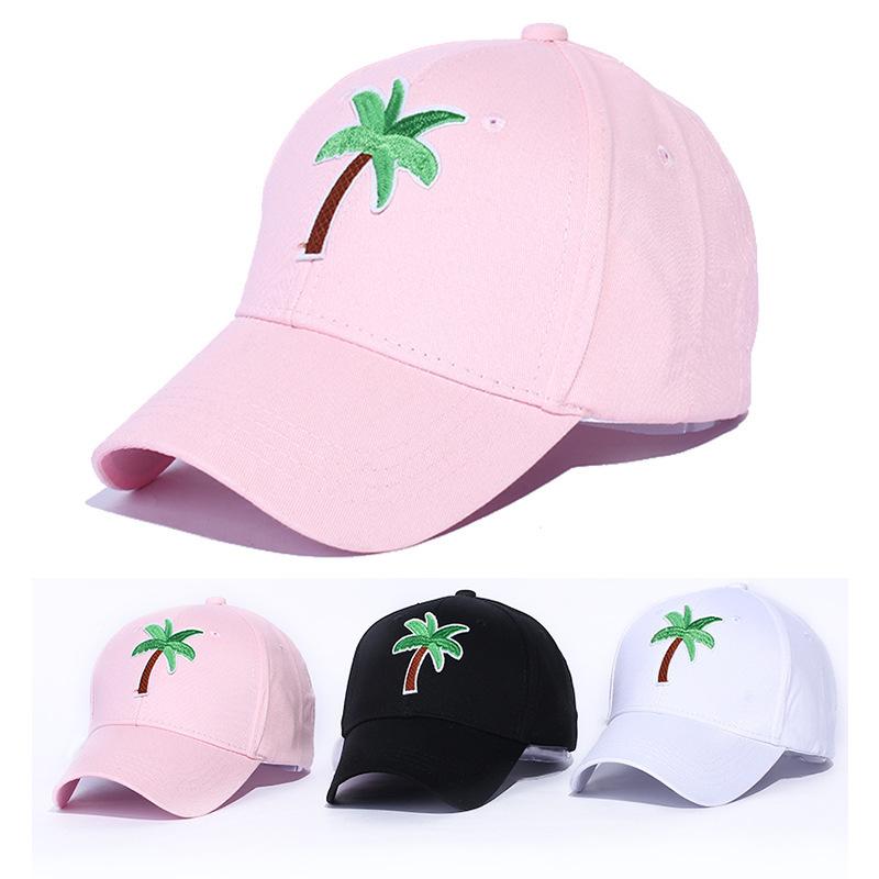 Fresh Coconut Tree Baseball Cap Fashion Trend Youth Student Peaked Cap Sports Outdoor Casual Hat Wholesale