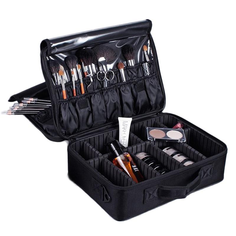 professional partition storage large cosmetic case makeup artist makeup portable beauty kit tattoo toolbox full figure