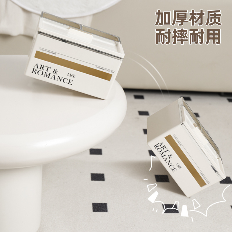 Wholesale B78-ZJH23121 Tissue box, living room tissue box, simple, multi-functional, creative and light luxury desktop storage box