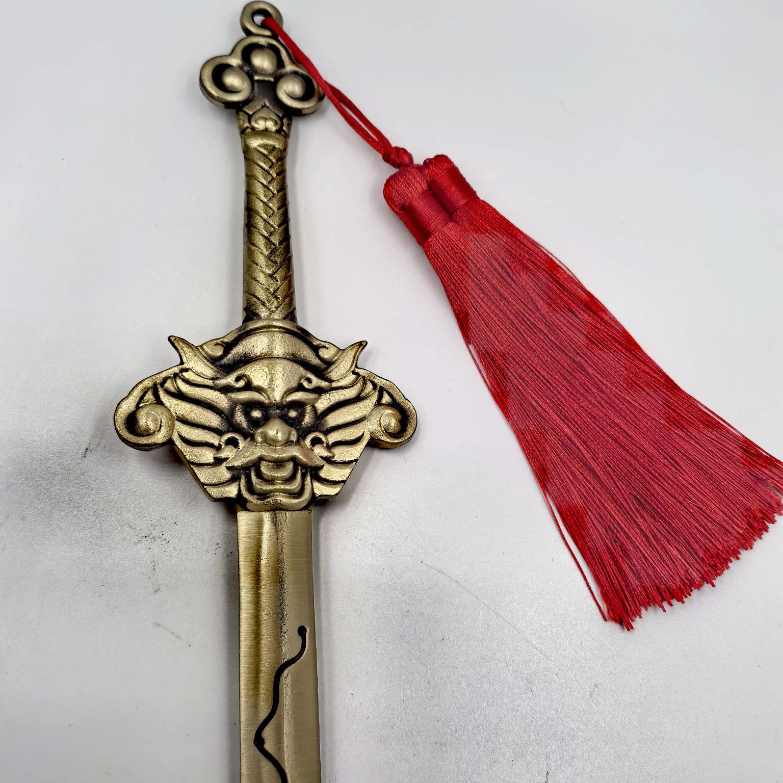 义乌市琳烺工艺品  黄铜七星剑镇宅摆挂件 精致礼品工艺摆件 艺术收藏品旅游文创细节图