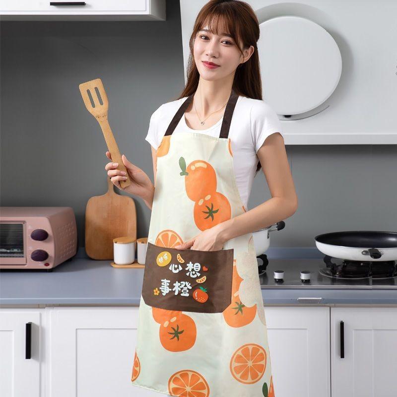 apron manufacturer internet hot what you want all the best cartoon hand-wiping kitchen cooking waterproof sleeveless apron