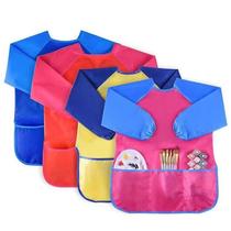 children's art painting apron art painting apron bib breathable reverse coverall