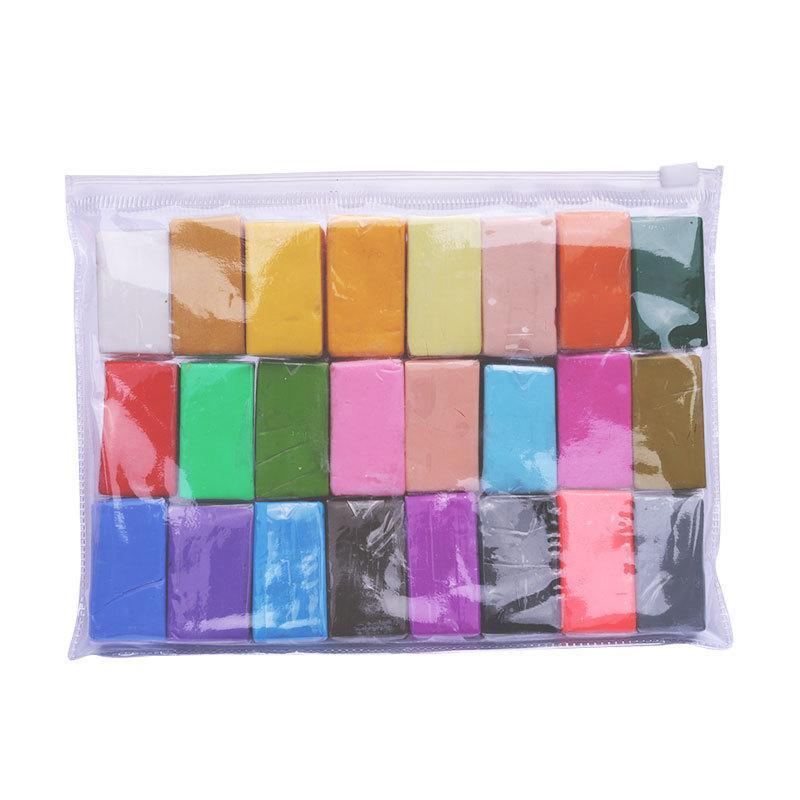 24 Colors Polymer Clay Children's Polymer Clay Plasticine Set Children's Toys LRA-24X
