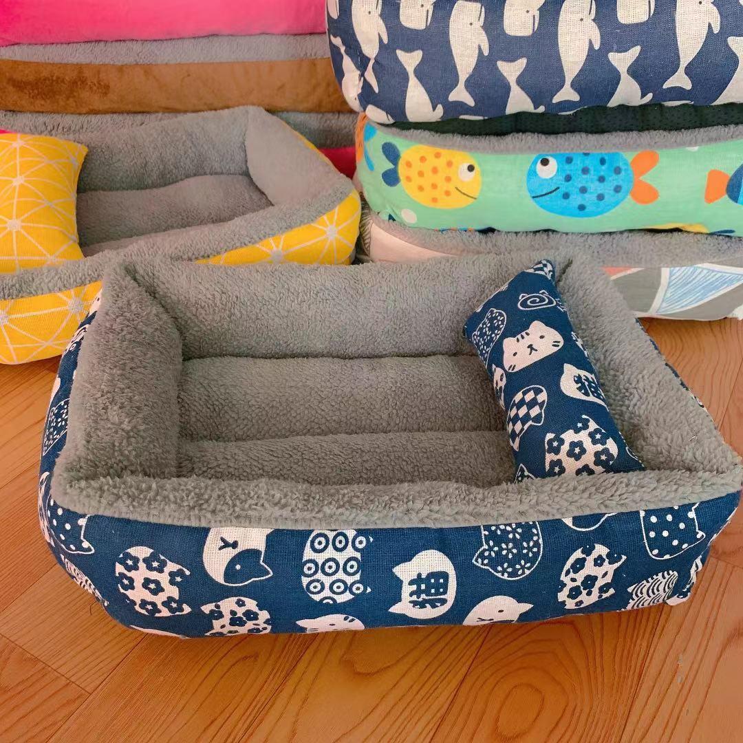 [special for one piece dropshipping] pet bed doghouse cathouse pet bed bed pet supplies linen pet bed moisture-proof