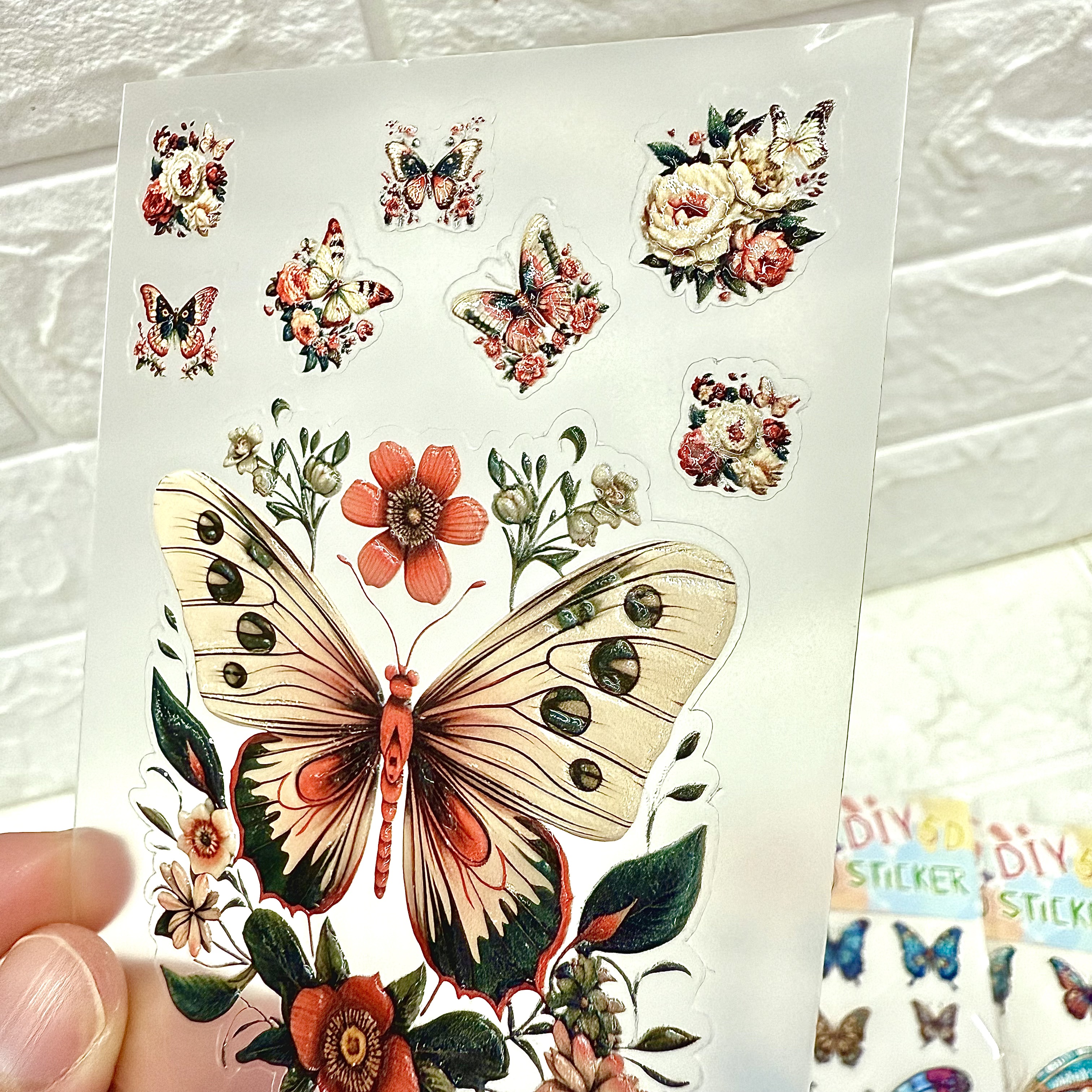 5D embossed stickers, phone cases, water cups, tablets, Guka phone stickers, diy5D embossed stickers, nail stickers, phone stickers pic 10