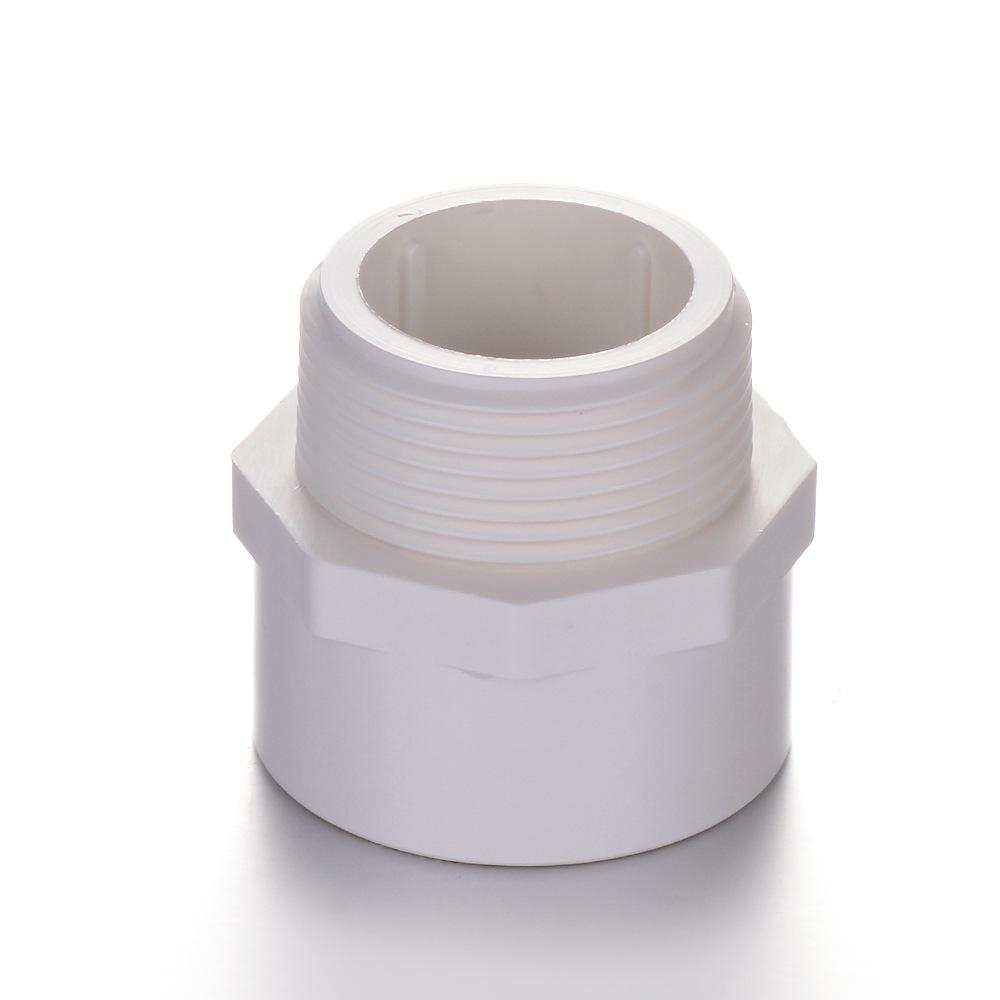 pvc american standard 40 pipe fittings external thread direct size complete water pipe fittings wholesale factory direct sales building white