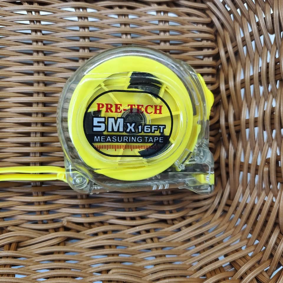 3m5m Steel Tape Measure Transparent Drop-Resistant Tape Measure Measuring Tape Steel Tap Hardware Gauge Factory Direct Sales