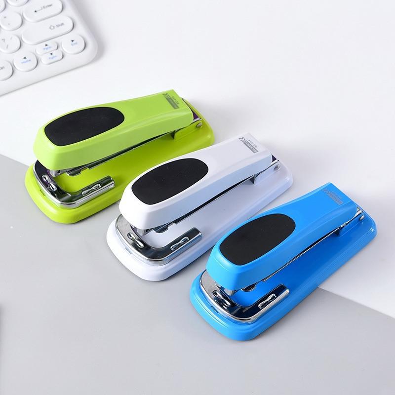 Metal Color 360 Degrees Rotating Book Stapler No. 12 Effortless Stapler Office Standard Binding Stapler Wholesale