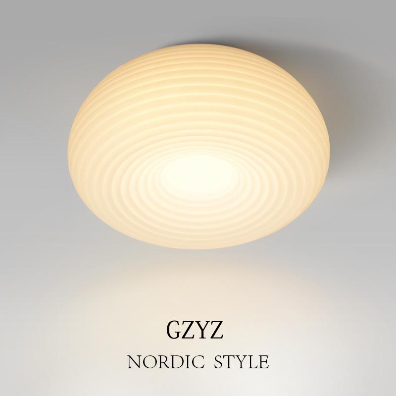 Minimalist Warm Bedroom Light Ceiling Lamp Simple Modern Atmosphere Lamp Balcony Light Creative round Study Master Bedroom Lamp