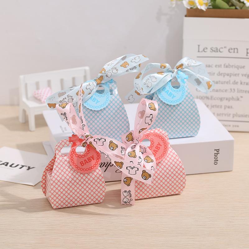 Spot Bib Wedding Candies Box Baby Party Candy Packaging Box Creative Packaging Candy Box Factory Wholesale Packaging Box