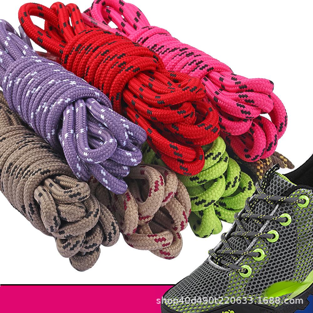 03# men's shoes with sports mountain climbing shoes core shoelaces three-point round shoelaces 0.5-0.8-1-1.2 m length