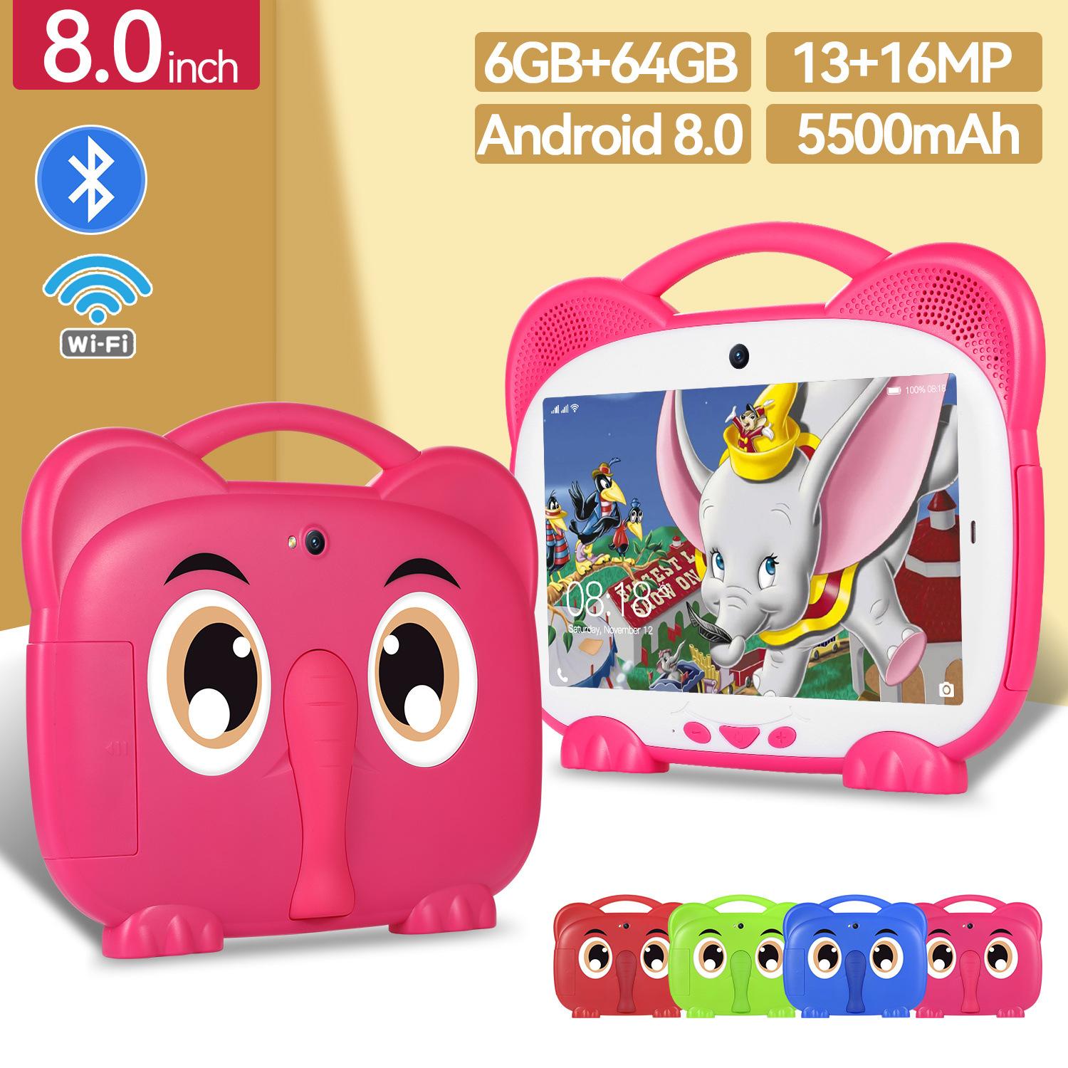 2023 new 8-inch tablet computer android children learning cross-border tablet computer 4g game cartoon tablet