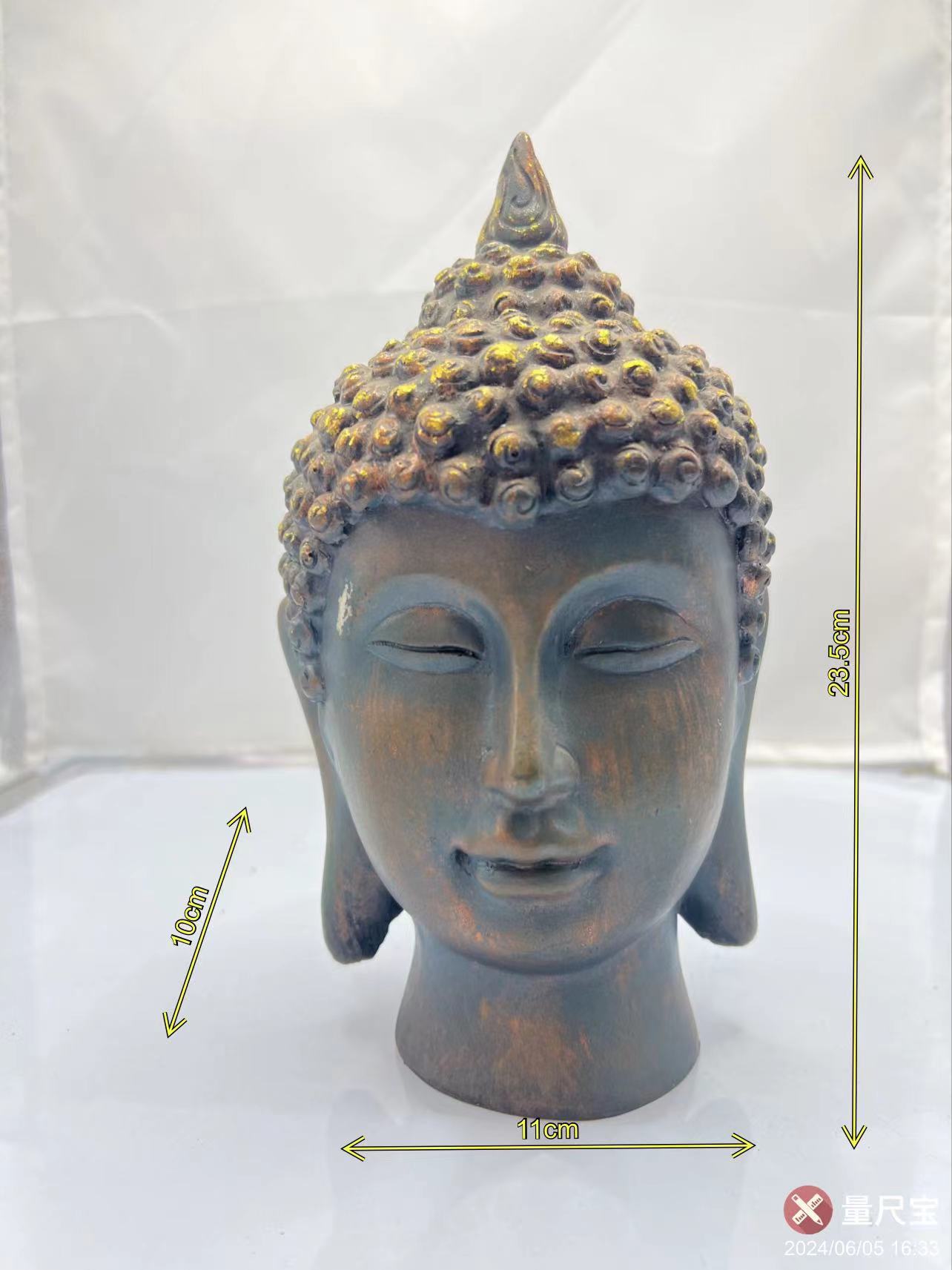 树脂佛头 树脂工艺品摆件 树脂制造 艺术工艺品 