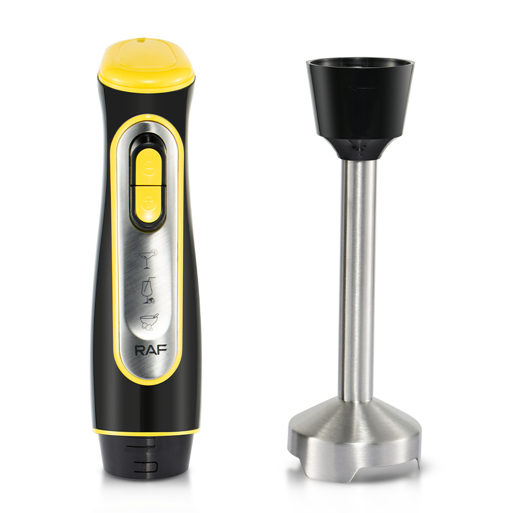 RAF European Standard cross-border portable household kitchen blender, handheld electric stainless steel cooking stick blender R.393 Application Scenario