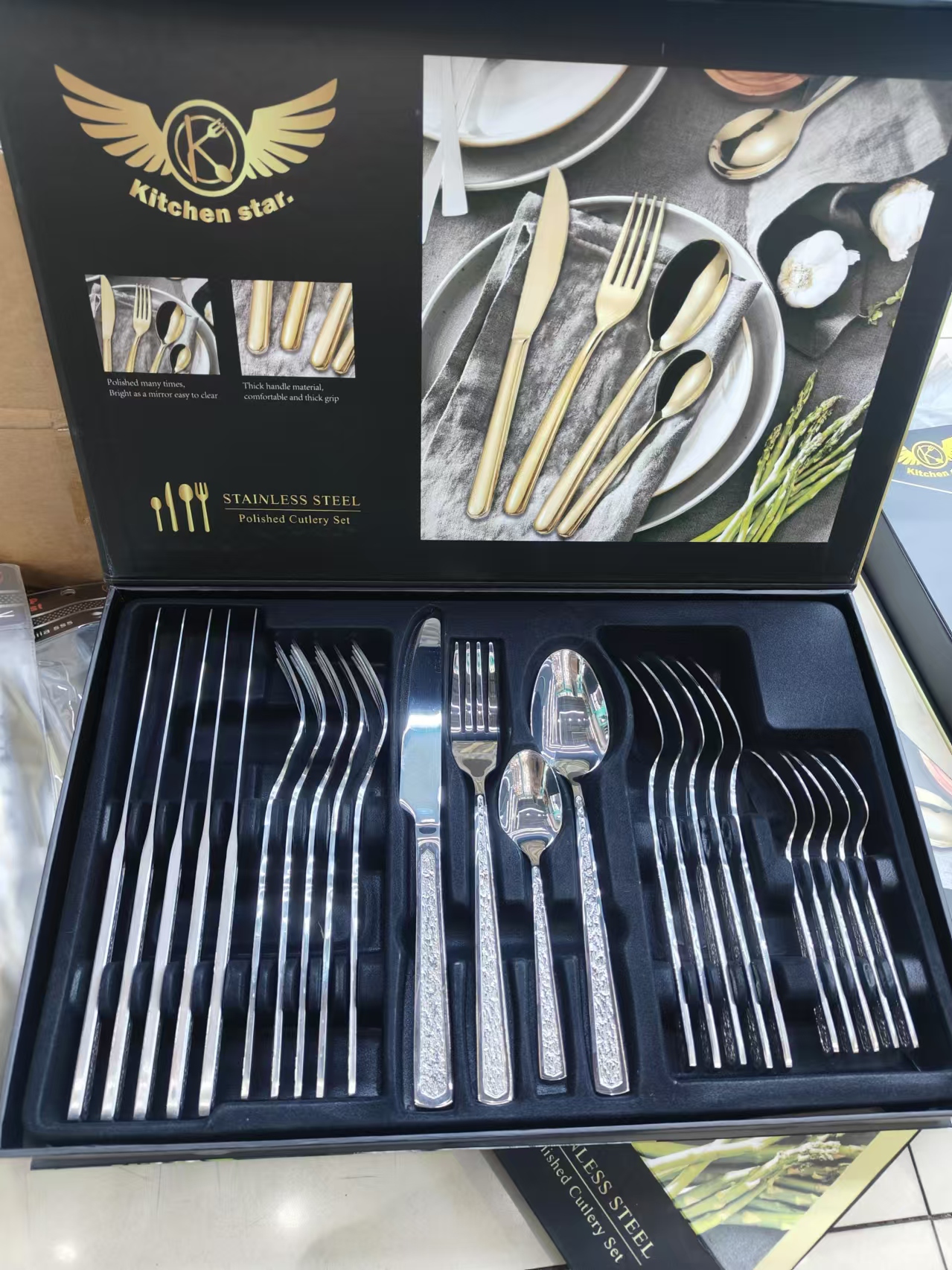 五金厨卫厨房用品不锈钢餐具刀叉勺不锈钢厨具