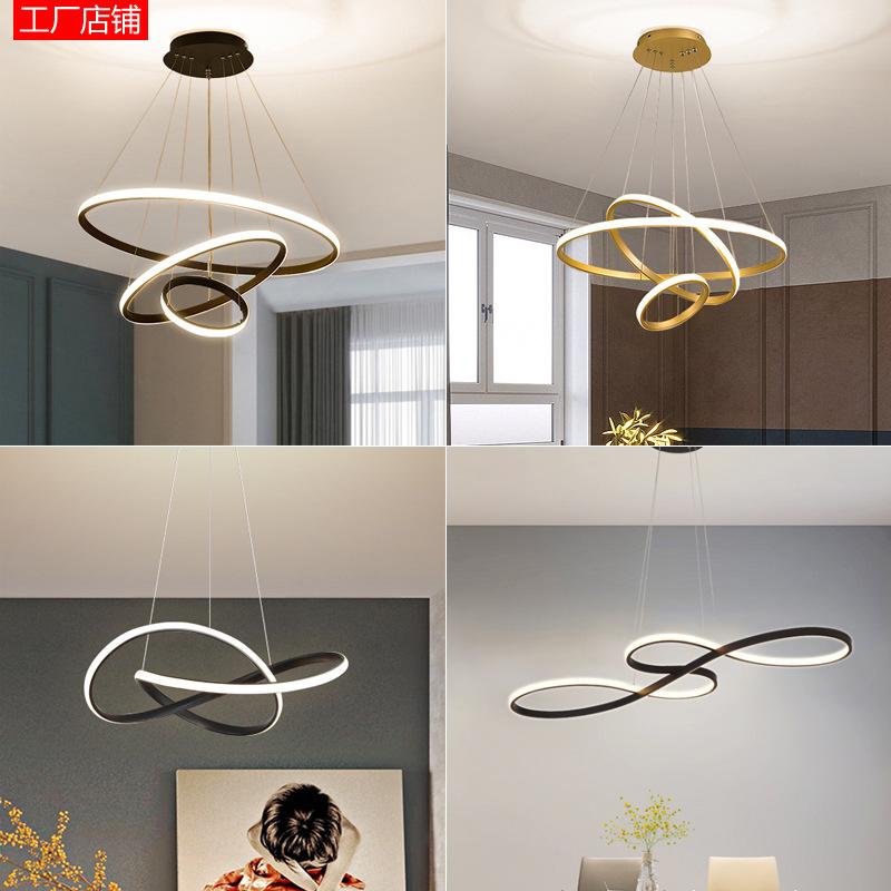 LED Ceiling Lamp Bedroom Dining Room Lamp Simple Modern Dining Room Lamps Nordic Bar Living Room Dining Room Chandelier Wholesale