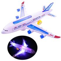 large airbus a380 electric flash music universal plane dream air bus aviation model toy