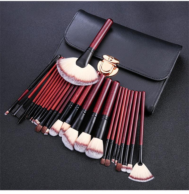 26 makeup brushes set animal hair small horse hair eye shadow brush beauty tools set