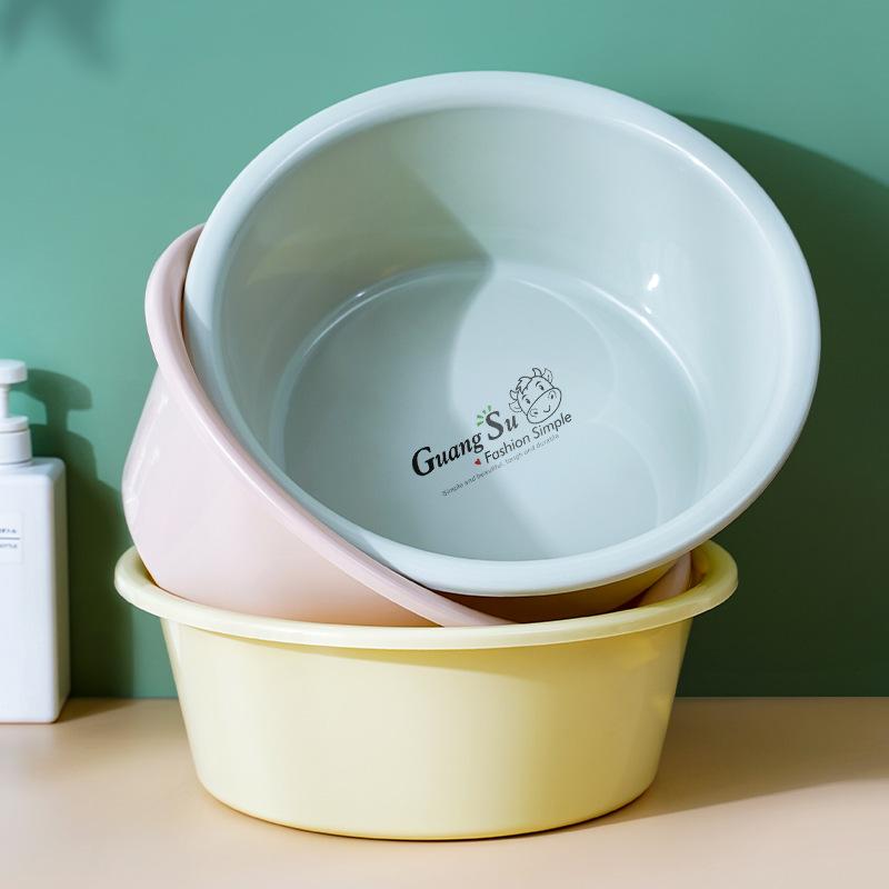 thickened plastic basin washbasin household large baby washbasin deepening washing basin wash basin feet-washing basin
