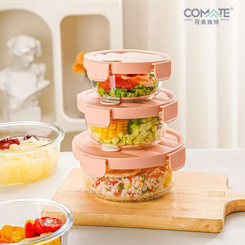 凌波微步耐热保鲜盒三件套