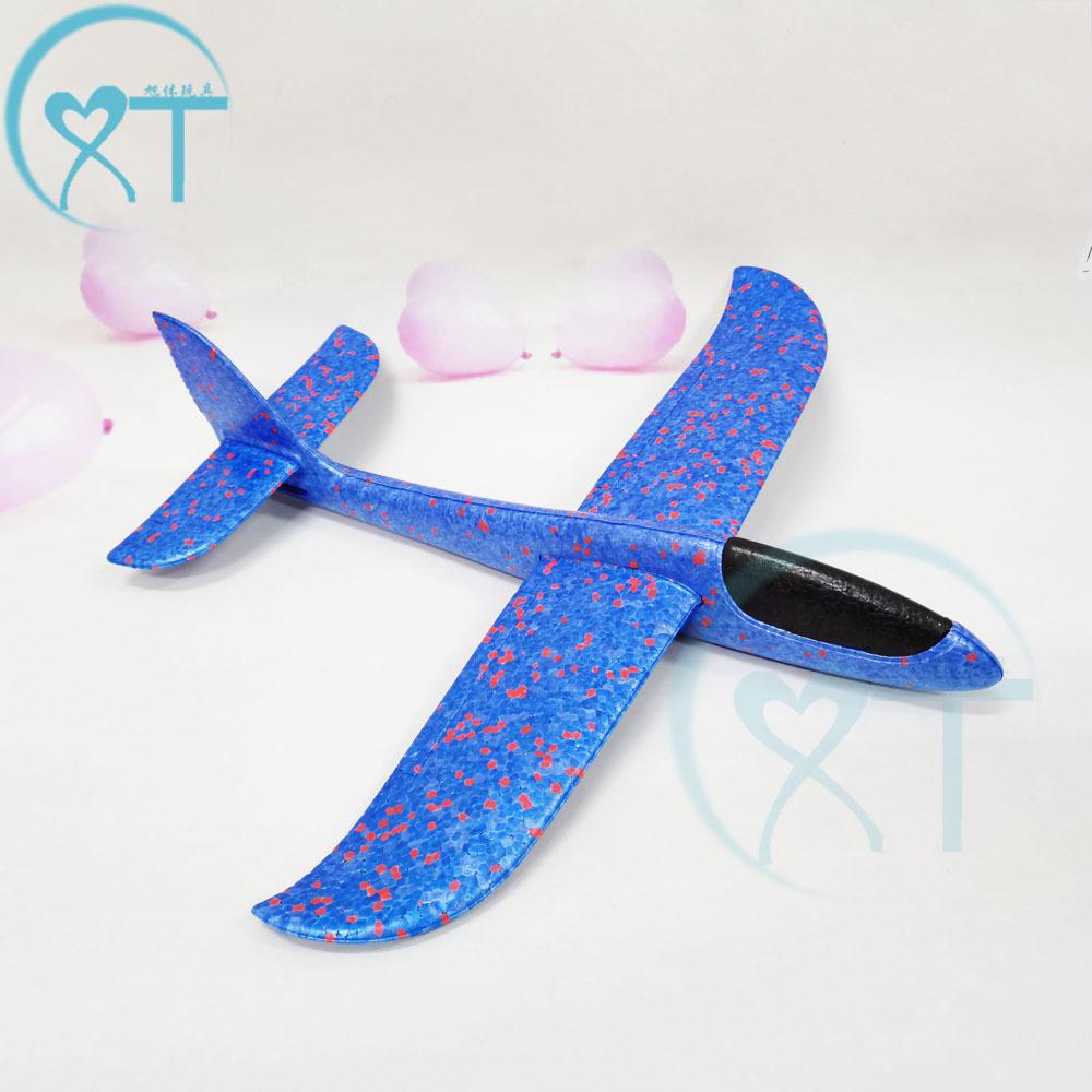hand throw plane bubble plane gliding epp foam swing aircraft children's assembled airplane model toy wholesale outdoor