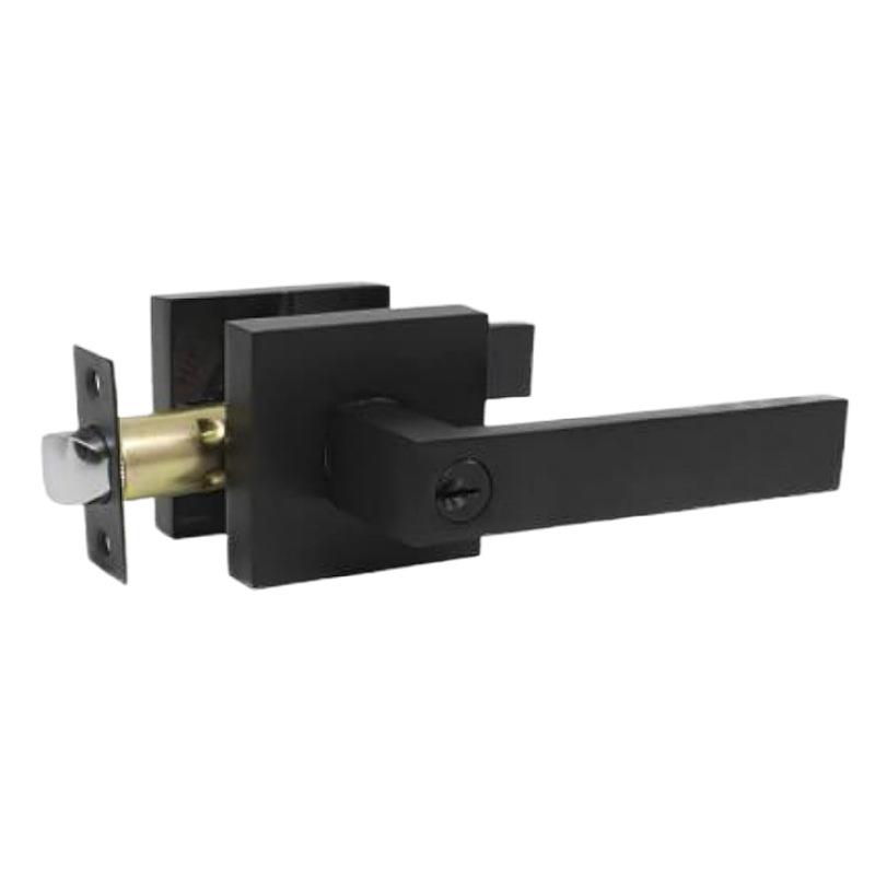 indoor room door lock of shower room aluminum alloy handle lock handle lock bathroom door lock toilet door lock