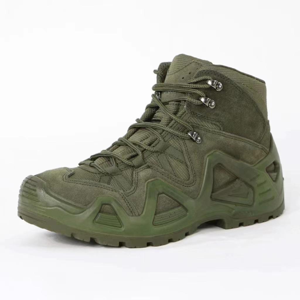 Factory Supply Lowa Combat Boots Combat Boots Outdoor Climbing Boots Men's Waterproof Non-Slip Military Boots Hiking Mountain Climbing Shoes