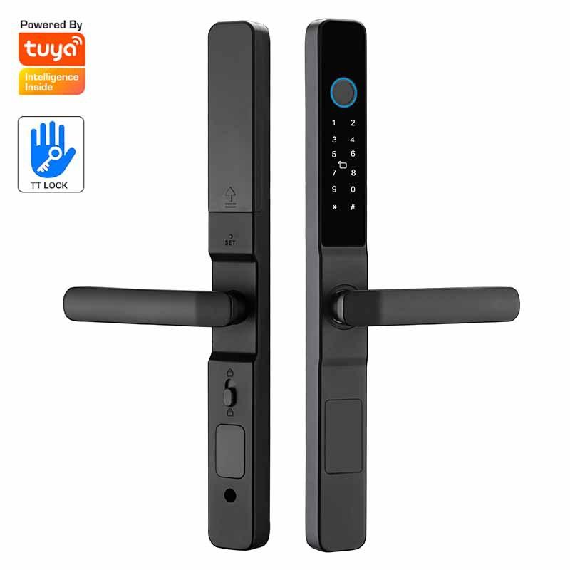 fingerprint lock credit card password graffiti pass electronic lock door lock smart lock