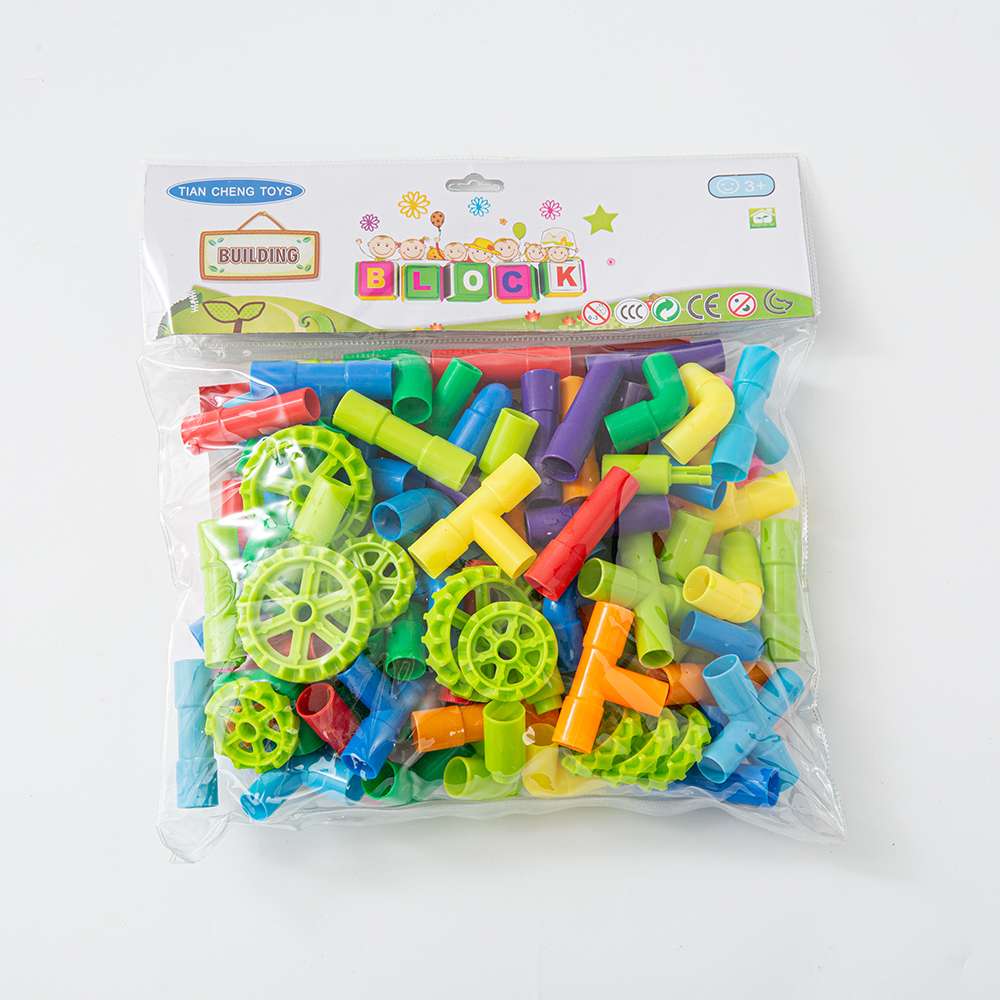 益智积木，拼插积木。雪花片积木太阳能拼图玩具详情图2