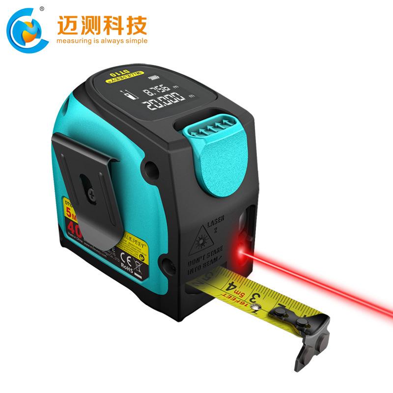 measuring lithium tape 5 m mini box ruler stainless steel ruler high precision steel tape measure woodworking laser measurement