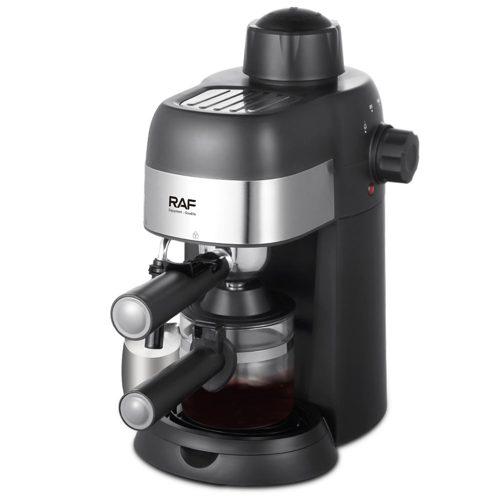 RAF European standard cross-border Italian coffee machine, household small semi-automatic high-pressure steam milk foam, office R.133 Specification image