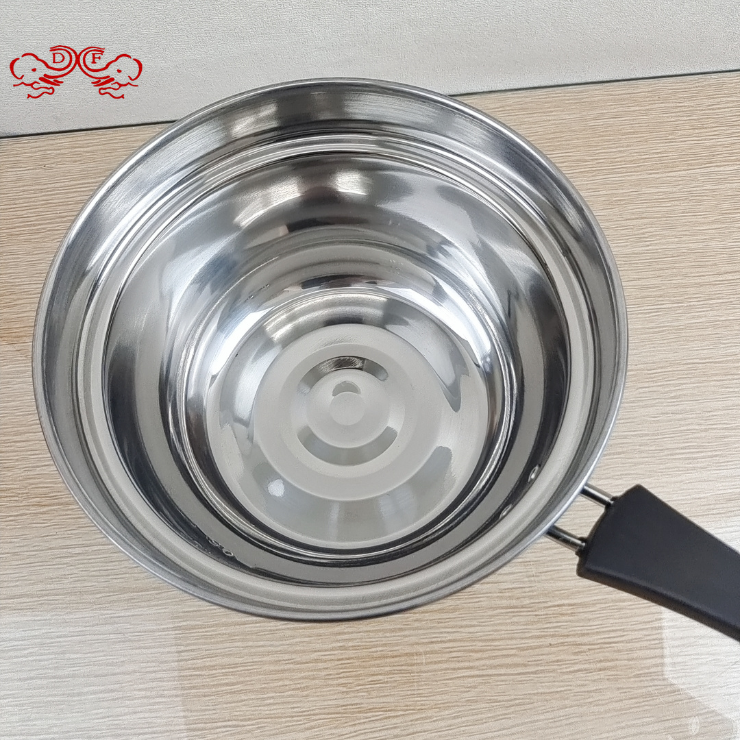 DF99230 Single-handle small milk pot, stainless steel milk pot, baby food soup pot, induction cooker, instant noodle non-stick pot, DF TRADINGHOUSE Application Scenario